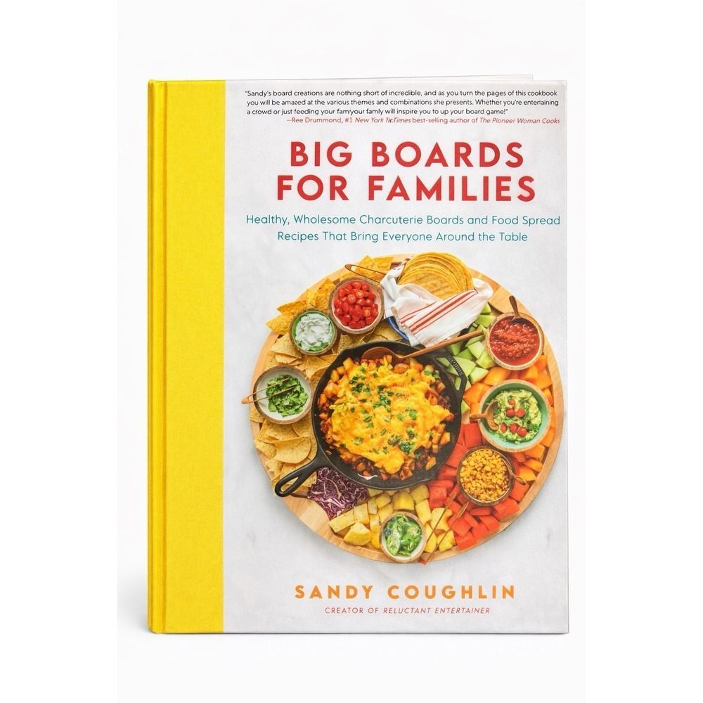 Big Boards for Families Sandy Coughlin Hardcover Charcuterie Cookbook New